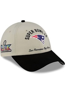 New Era New England Patriots Super Bowl LX Participant 9FORTY Stretch Snap Adjustable Hat - White