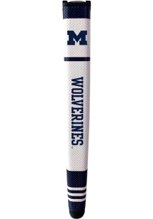 White Michigan Wolverines Grip Stripe Putter Cover
