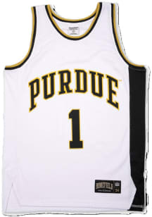 Mens Purdue Boilermakers White Homefield Throwback Basketball Jersey