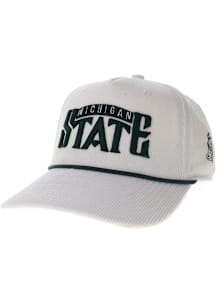 Michigan State Spartans White Roadie Adjustable Adjustable Hat