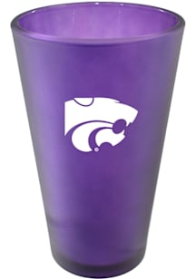 K-State Wildcats 16oz Frosted Pint Glass - Purple