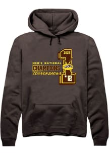 Connor Brown Rally Mens Brown Western Michigan Broncos NIL 2025 National Champions Player Hood