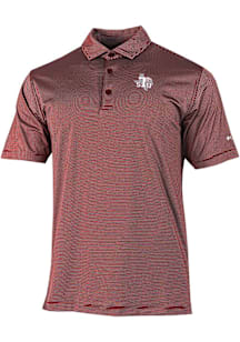 Columbia Texas Southern Tigers Mens Maroon Double Hit Short Sleeve Polo