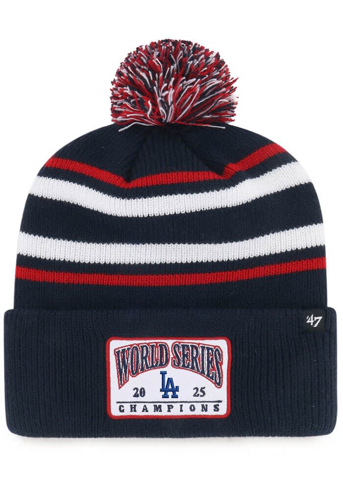 Los Angeles Dodgers 47 NAVY 2025 World Series Champions Patch Cuff