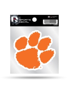 Clemson Tigers 4x4 Auto Decal - Orange