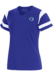 Antigua Orlando Magic Womens Blue Encounter Short Sleeve T-Shirt