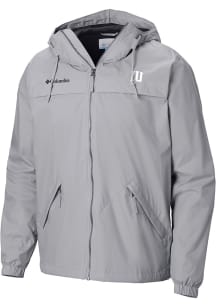 Mens Indiana Hoosiers Grey Columbia Heat Seal Oroville Creek Medium Weight Jacket