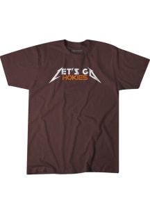 VA TECH M MAROON Lets Go Hokies SS FASH