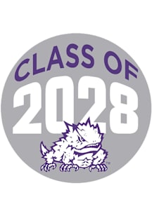TCU Horned Frogs 3" Class of 2028 Button - Purple