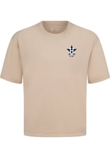 Levelwear Houston Astros Tan Signature Knit Core Short Sleeve Fashion T Shirt