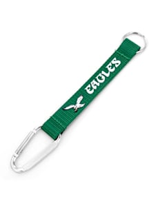 Philadelphia Eagles Carabiner Lanyard Keychain - Kelly Green