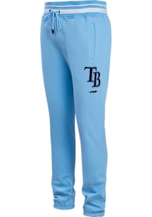 Pro Standard Tampa Bay Rays Mens Light Blue Script Tail Sweatpants