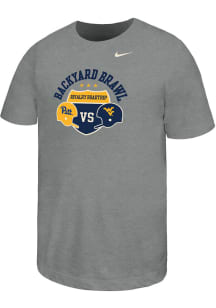 Youth Pitt Panthers Grey Nike Backyard Brawl Short Sleeve T-Shirt
