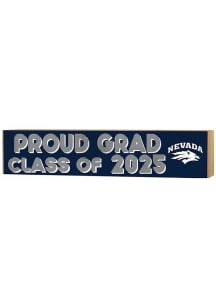 KH Sports Fan Nevada Wolf Pack 3x13 Block Sign Class of 2025 Sign - Navy Blue