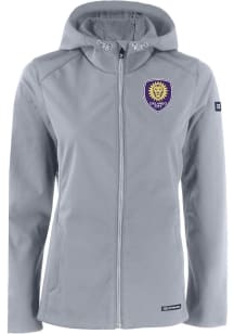Cutter and Buck Orlando City SC Womens Grey Evoke Light Weight Jacket