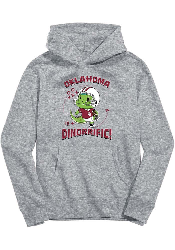 Oklahoma Sooners Vive La Fete Toddler ATHLETICGREY Dino