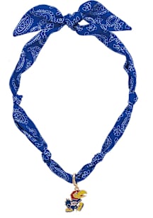 Kansas Jayhawks Logo Bandana Scarf Necklace