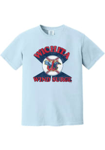 Summit Sportswear Wichita Wind Surge Womens Light Blue Soft Arch Short Sleeve T-Shirt