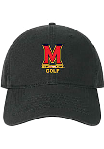 Maryland Terrapins Golf EZA Twill Adjustable Hat - Black