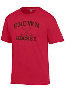 Champion Brown Bears Red Hockey Jersey Short Sleeve T Shirt