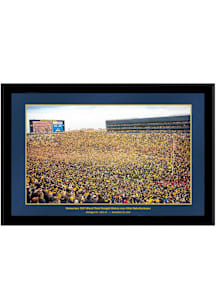 Michigan Wolverines 2023 Ohio State Field Storming Picture Frame - Black