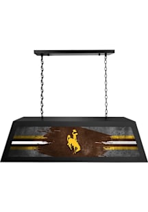 Wyoming Cowboys Long Black Billiard Lamp