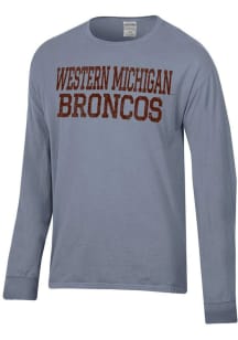 Mens Western Michigan Broncos Grey ComfortWash Garment Dyed Tee