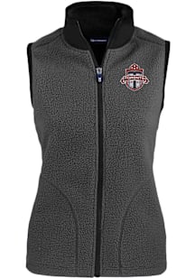 Cutter and Buck Toronto FC Womens Graphite Cascade Sherpa Vest