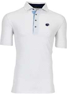 Greyson Penn State Nittany Lions Mens White Icon Short Sleeve Fashion Polo
