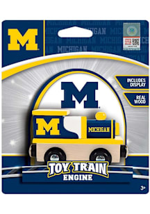 Michigan Wolverines Wooden Train