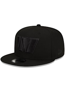 New Era Washington Commanders Black Tonal Basic 9FIFTY Mens Snapback Hat