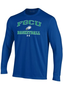 Under Armour Florida Gulf Coast Eagles Blue Basketball Performance Long Sleeve T Shirt