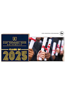 East Tennesse State Buccaneers Class of 2025 unique photo frame Picture Frame - Navy Blue