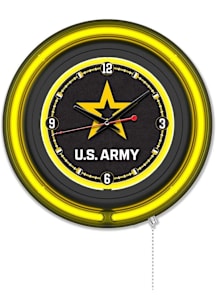 Army Double Neon Wall Clock