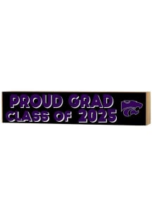 Black K-State Wildcats Class of 2025 graduation graphic Sign