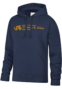 Drexel Dragons Mens Navy Blue THOMAS R KLINE SCHOOL OF LAW Embroidered Long Sleeve Hoodie