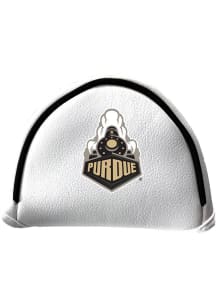White Purdue Boilermakers Mallet Putter Cover