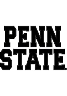 Penn State Nittany Lions Black Out Auto Decal - Black