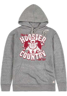 Mens Indiana Hoosiers Grey Homefield Hoosier Country Long Sleeve Fashion Hood