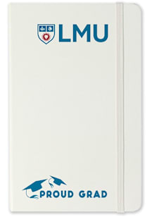 Loyola Marymount Lions Proud Grad team logo Notebook and Folder - White