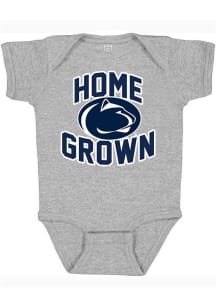 Penn State Nittany Lions Baby Grey Home Grown Short Sleeve One Piece