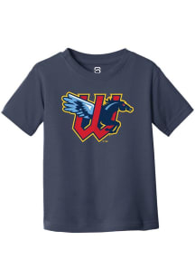 Summit Sportswear Wichita Wind Surge Toddler Navy Blue Primary Logo Short Sleeve T-Shirt