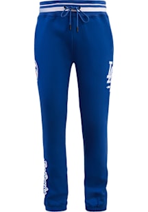 Pro Standard Los Angeles Dodgers Mens Blue Script Tail Sweatpants