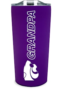 K-State Wildcats 18oz Grandpa Soft Touch Stainless Steel Tumbler - Purple