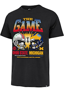 47 Ohio State Buckeyes Black The Game Football Rivalry Short Sleeve Fashion T Shirt