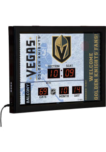 Vegas Golden Knights Scoreboard Wall Clock