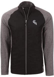 Cutter and Buck Chicago White Sox Mens Black City Connect Adapt Eco Big and Tall Light Weight Jack..