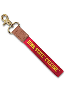 Jardine Iowa State Cyclones Wristlet Keychain W/Custom Strap Lanyard - Black