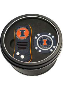 Navy Blue Illinois Fighting Illini Switchblade Golf Chip Golf Gift Set