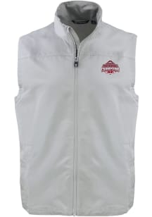 Mens Ohio State Buckeyes Grey Cutter and Buck 2024 Football National Champion Charter Vest